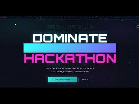 Hackathon Dashboard Demo